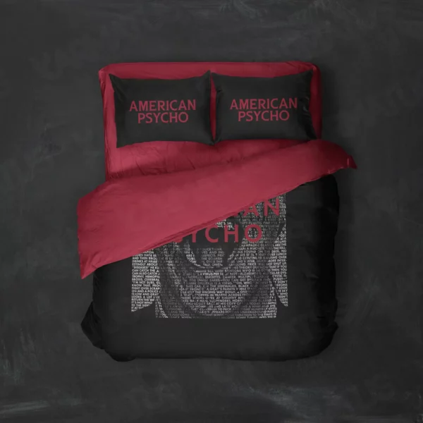 خرید روتختی طرح امریکن سایکو American Psycho یک و دو نفره - کارماتوس