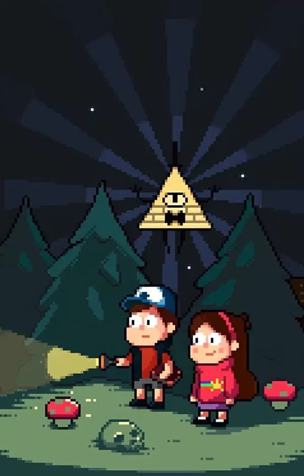 دانلود عکس آبشار جاذبه Gravity Falls - کارماتوس