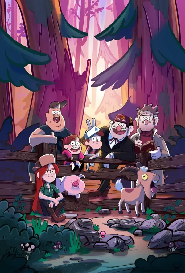 دانلود عکس آبشار جاذبه Gravity Falls - کارماتوس