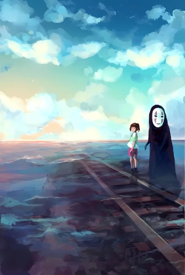 دانلود عکس شهر اشباح Spirited Away با کیفیت 4K و رزولویشن بالا - کارماتوس