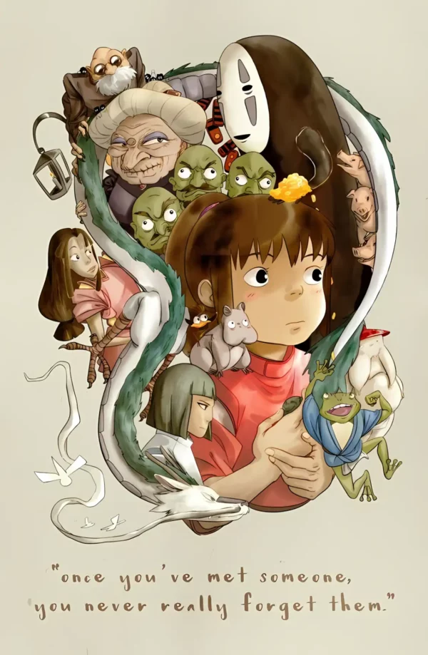 دانلود عکس شهر اشباح Spirited Away با کیفیت 4K و رزولویشن بالا - کارماتوس