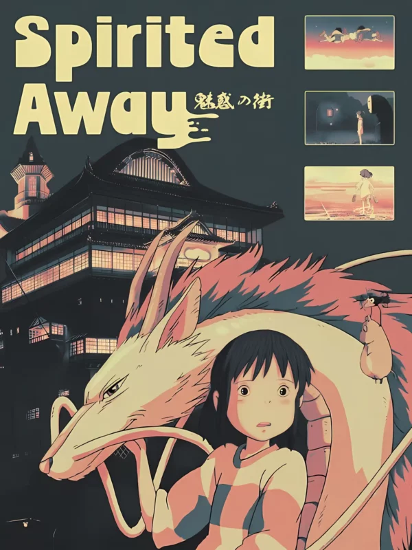 دانلود عکس شهر اشباح Spirited Away با کیفیت 4K و رزولویشن بالا - کارماتوس