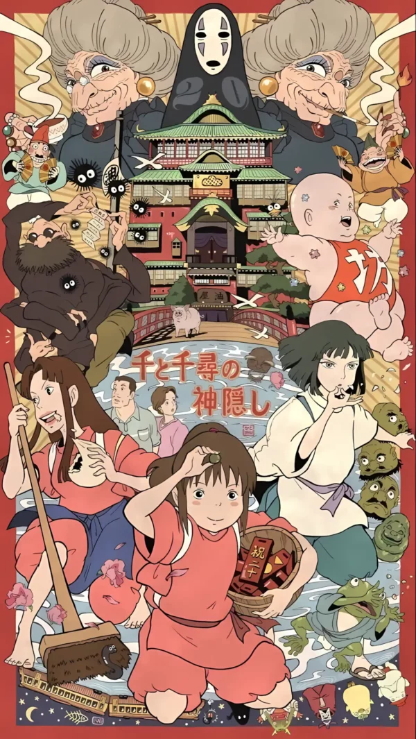 دانلود عکس شهر اشباح Spirited Away با کیفیت 4K و رزولویشن بالا - کارماتوس