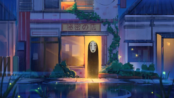 دانلود عکس شهر اشباح Spirited Away با کیفیت 4K و رزولویشن بالا - کارماتوس