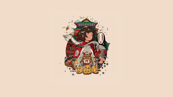 دانلود عکس شهر اشباح Spirited Away با کیفیت 4K و رزولویشن بالا - کارماتوس