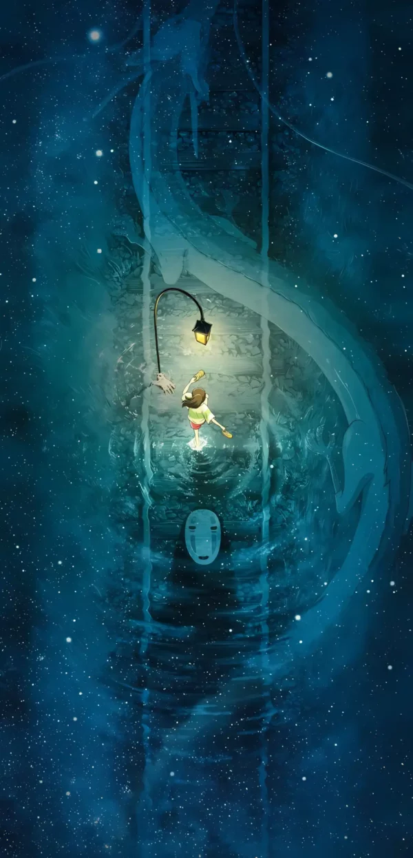 دانلود عکس شهر اشباح Spirited Away با کیفیت 4K و رزولویشن بالا - کارماتوس