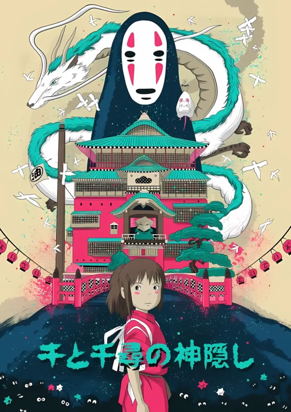 دانلود عکس شهر اشباح Spirited Away با کیفیت 4K و رزولویشن بالا - کارماتوس