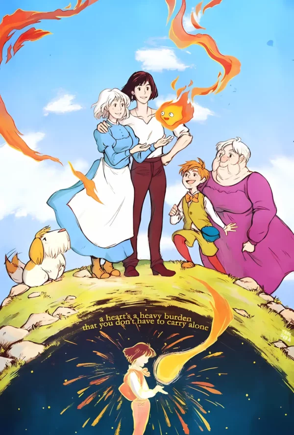 دانلود عکس قلعه متحرک هاول Howl'S Moving Castle با کیفیت 4K و رزولویشن بالا - کارماتوس