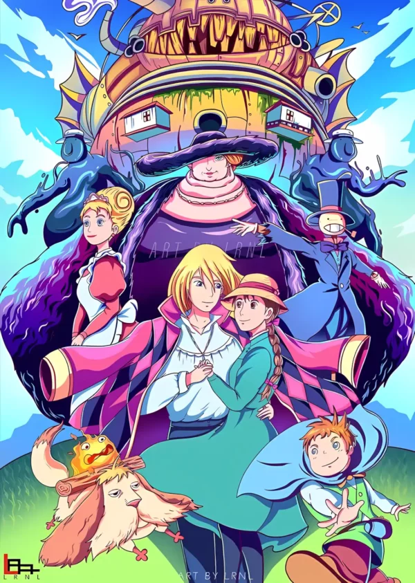 دانلود عکس قلعه متحرک هاول Howl'S Moving Castle با کیفیت 4K و رزولویشن بالا - کارماتوس