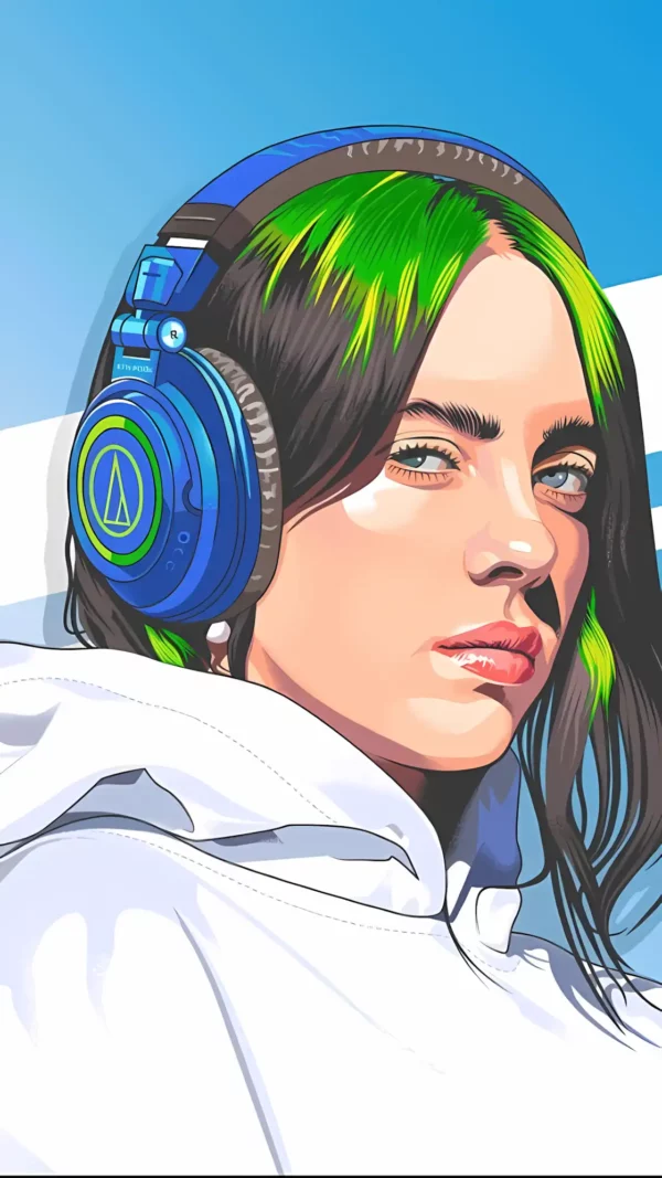 دانلود عکس بیلی آیلیش Billie Eilish با کیفیت 4K و رزولویشن بالا - کارماتوس