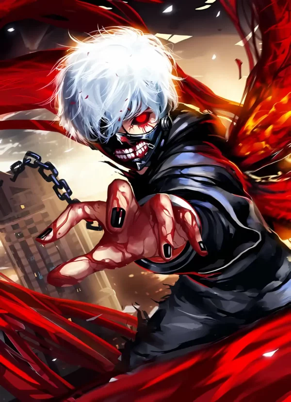 دانلود عکس توکیو غول Tokyo Ghoul با کیفیت 4K و رزولویشن بالا - کارماتوس