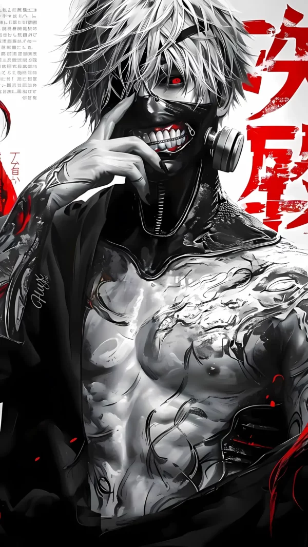 دانلود عکس توکیو غول Tokyo Ghoul با کیفیت 4K و رزولویشن بالا - کارماتوس