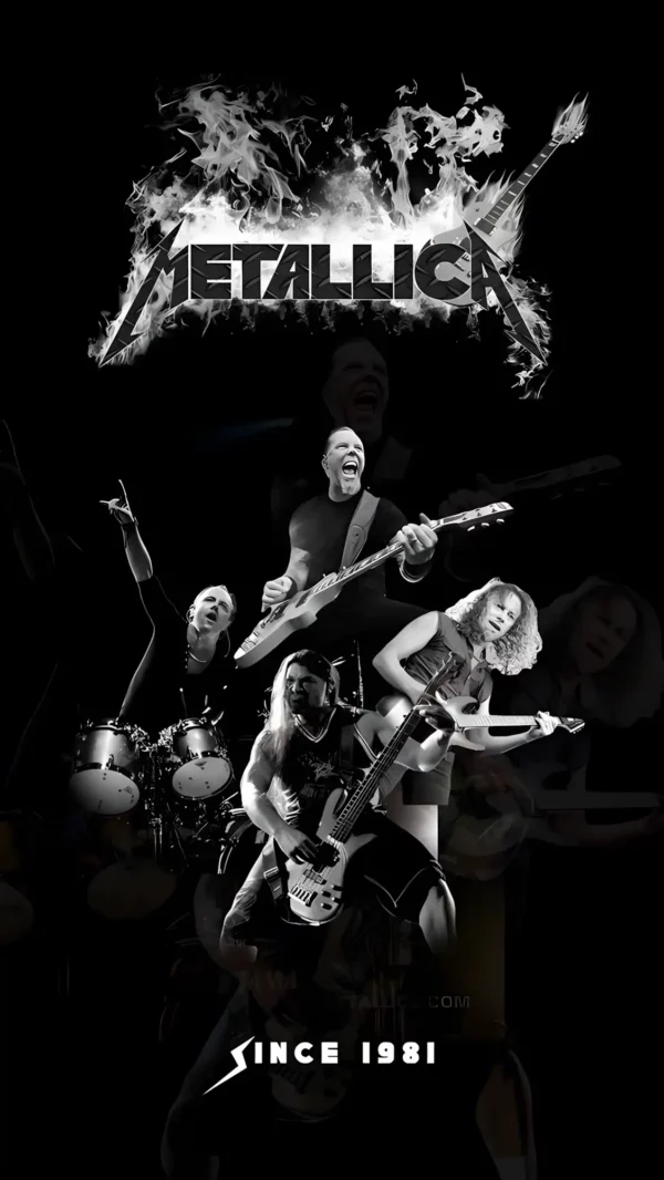 دانلود عکس متالیکا Metallica با کیفیت 4K و رزولویشن بالا - کارماتوس