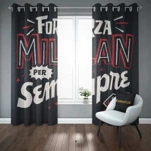 پرده پانچ طرح آث میلان Ac Milan