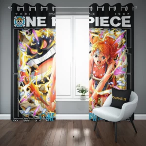 پرده پانچ طرح انیمه وان پیس One Piece