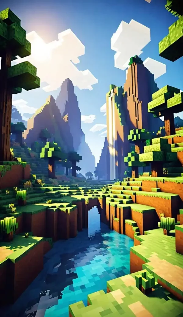 دانلود عکس ماینکرفت Minecraft با کیفیت 4K و رزولویشن بالا - کارماتوس