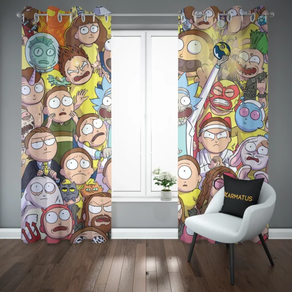 پرده پانچ ریک و مورتی Rick And Morty