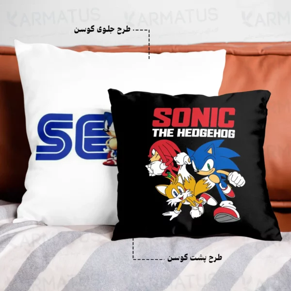 کوسن طرح انیمیشن سونیک Sonic