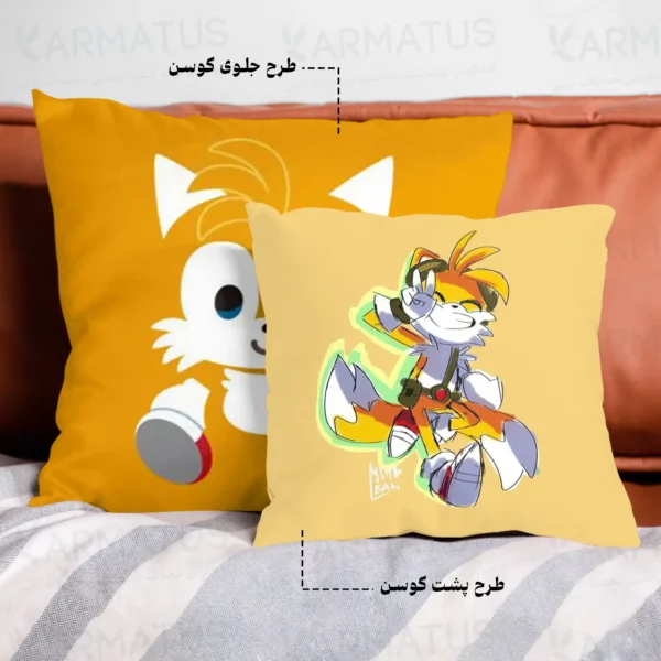 کوسن طرح انیمیشن سونیک Sonic