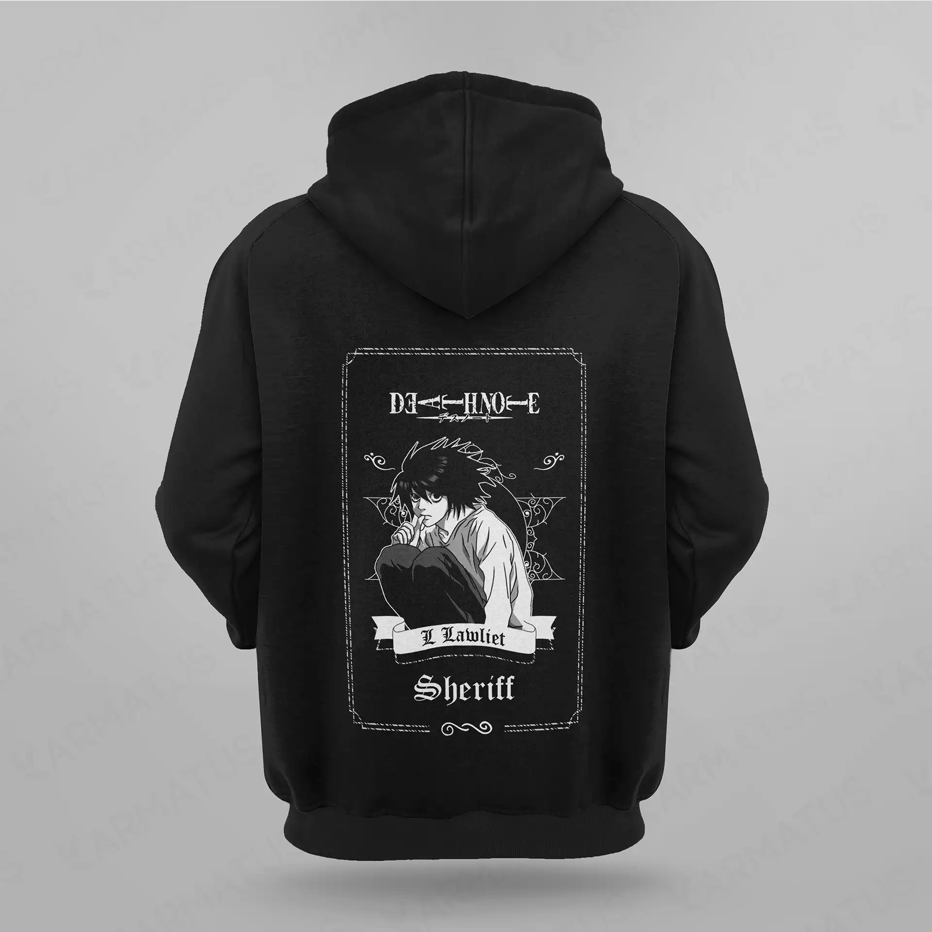 هودی دفترچه مرگ | کالکشن Anime - مدل Dn-11 1,499,000 تومان &Ndash; کارماتوس هودی طرح دفترچه مرگ Death Note