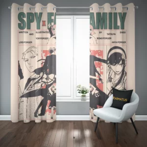 پرده پانچ طرح خانواده جاسوس Spy X Family