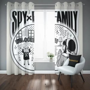 پرده پانچ طرح خانواده جاسوس Spy X Family