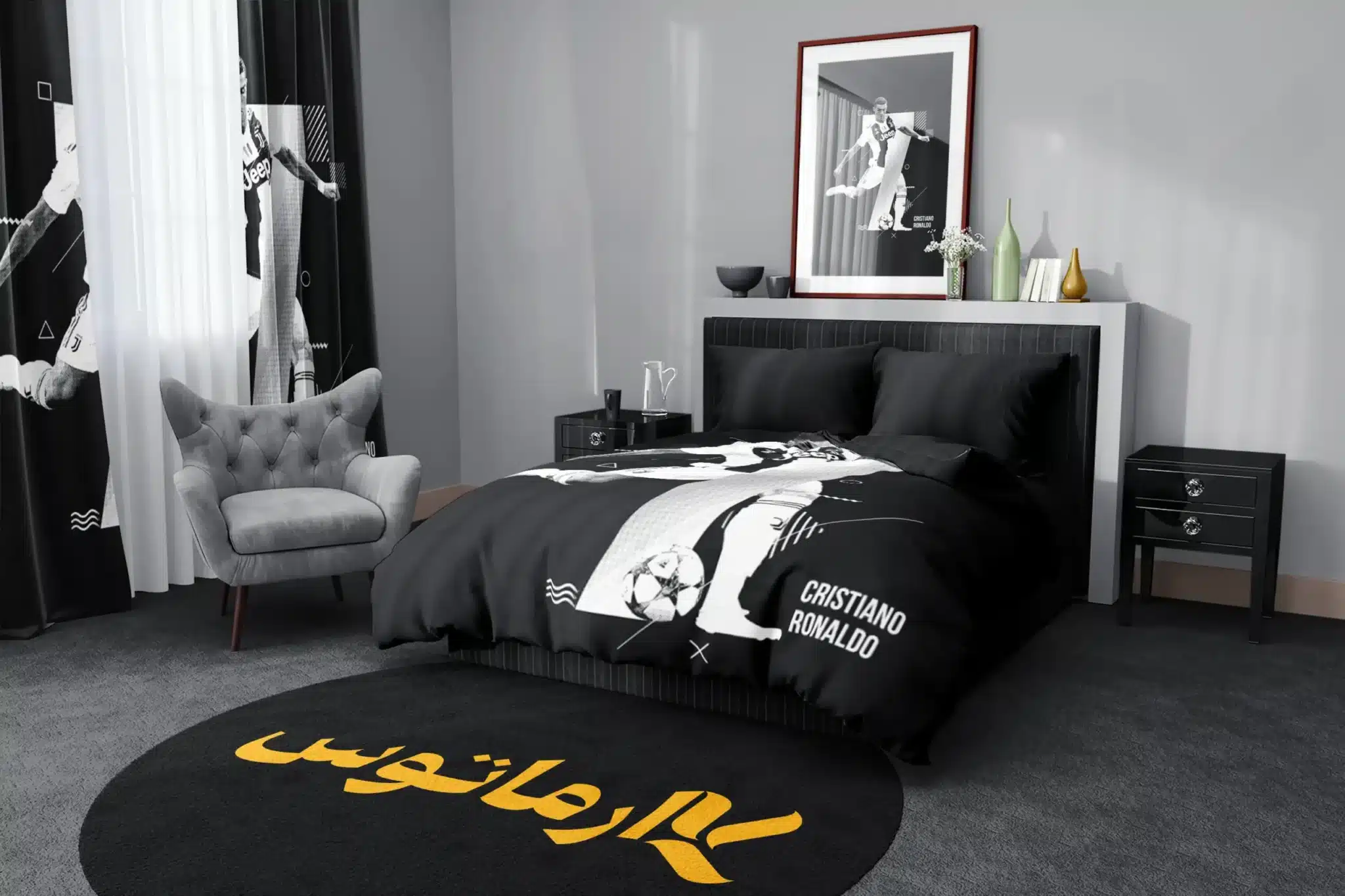 روتختی طرح کریستیانو رونالدو Cristiano Ronaldo کد 4 5,900,000 تومان &Ndash; کارماتوس روتختی طرح کریستیانو رونالدو Cristiano Ronaldo - کارماتوس