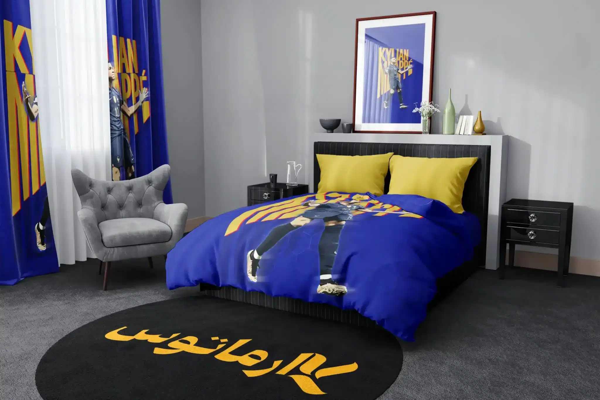 روتختی طرح کیلیان امباپه Kylian Mbappe کد 1 5,900,000 تومان &Ndash; کارماتوس روتختی طرح کیلیان امباپه Kylian Mbappe - کارماتوس