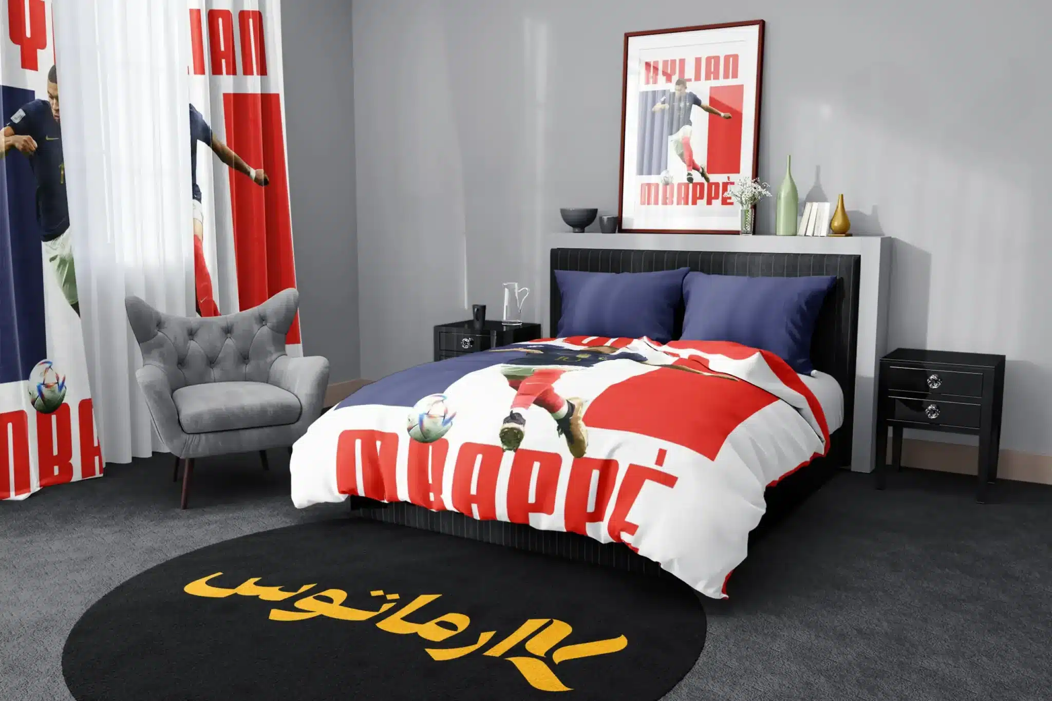 روتختی طرح کیلیان امباپه Kylian Mbappe کد 6 5,900,000 تومان &Ndash; کارماتوس روتختی طرح کیلیان امباپه Kylian Mbappe - کارماتوس