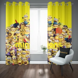 پرده پانچ طرح انیمیشن مینیون ها Minions