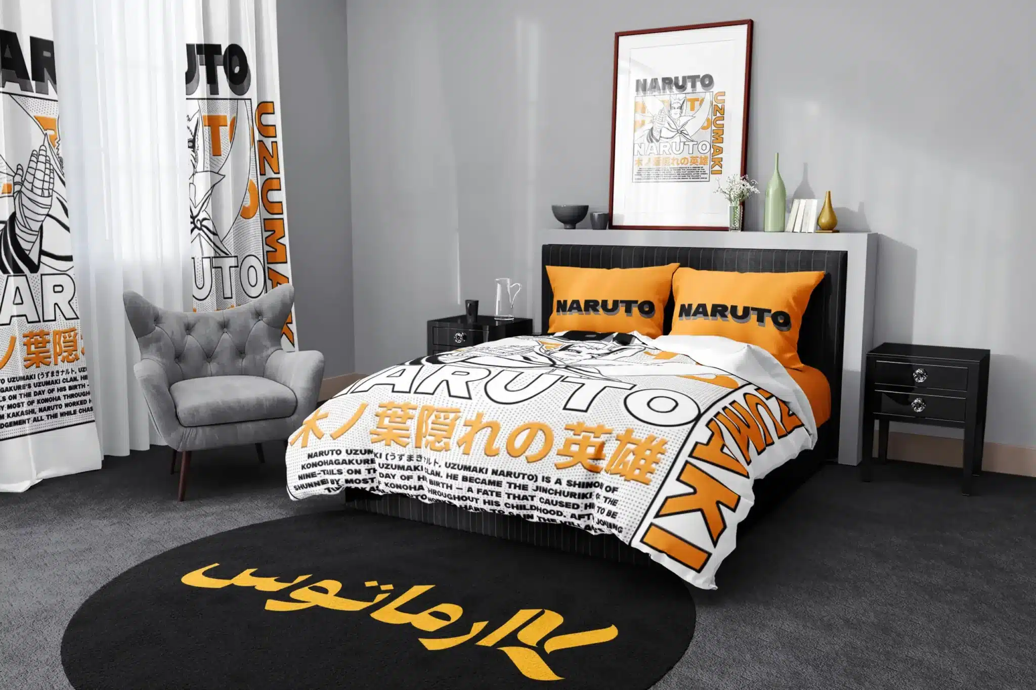 روتختی طرح ناروتو Naruto کد 17 5,900,000 تومان &Ndash; کارماتوس روتختی طرح ناروتو Naruto یک و دو نفره - کارماتوس