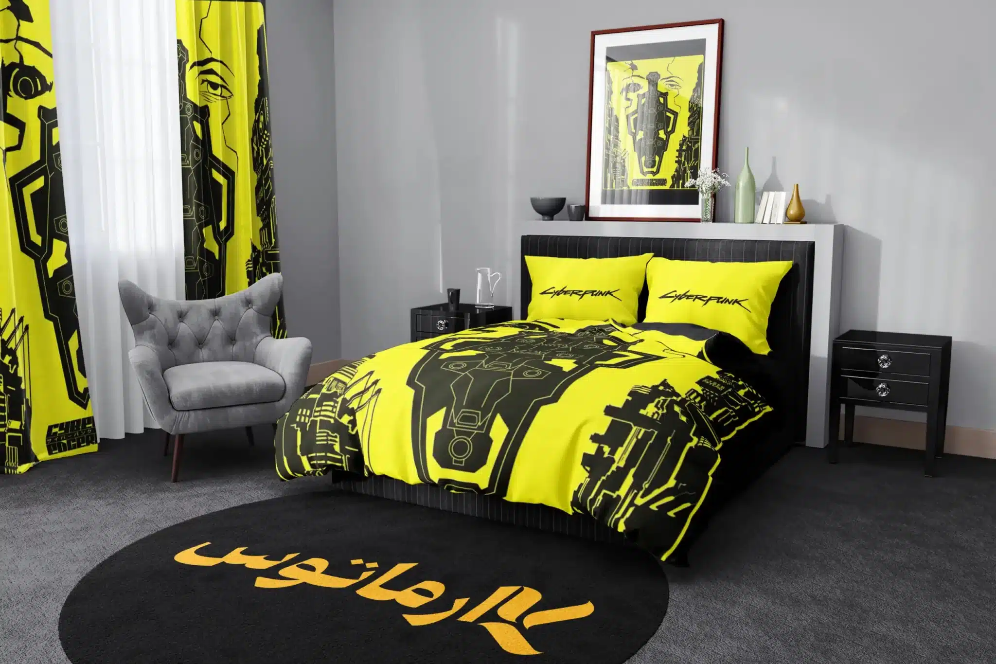 روتختی طرح سایبر پانک Cyberpunk کد 7 5,900,000 تومان &Ndash; کارماتوس روتختی طرح سایبر پانک Cyberpunk یک و دو نفره - کارماتوس