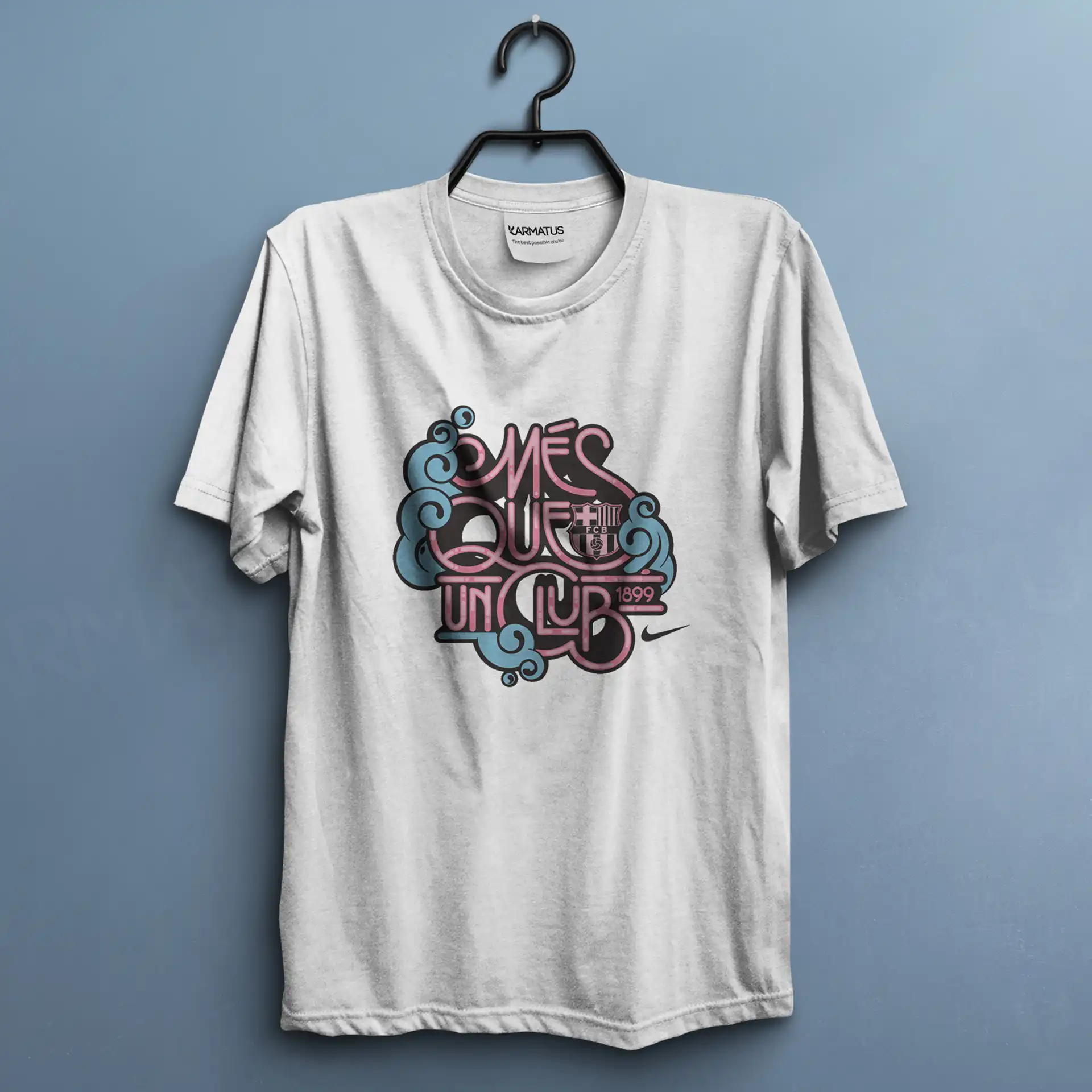 تیشرت بارسلونا | کالکشن Football - مدل Bar-01 599,000 تومان &Ndash; کارماتوس تیشرت طرح بارسلونا Barcelona