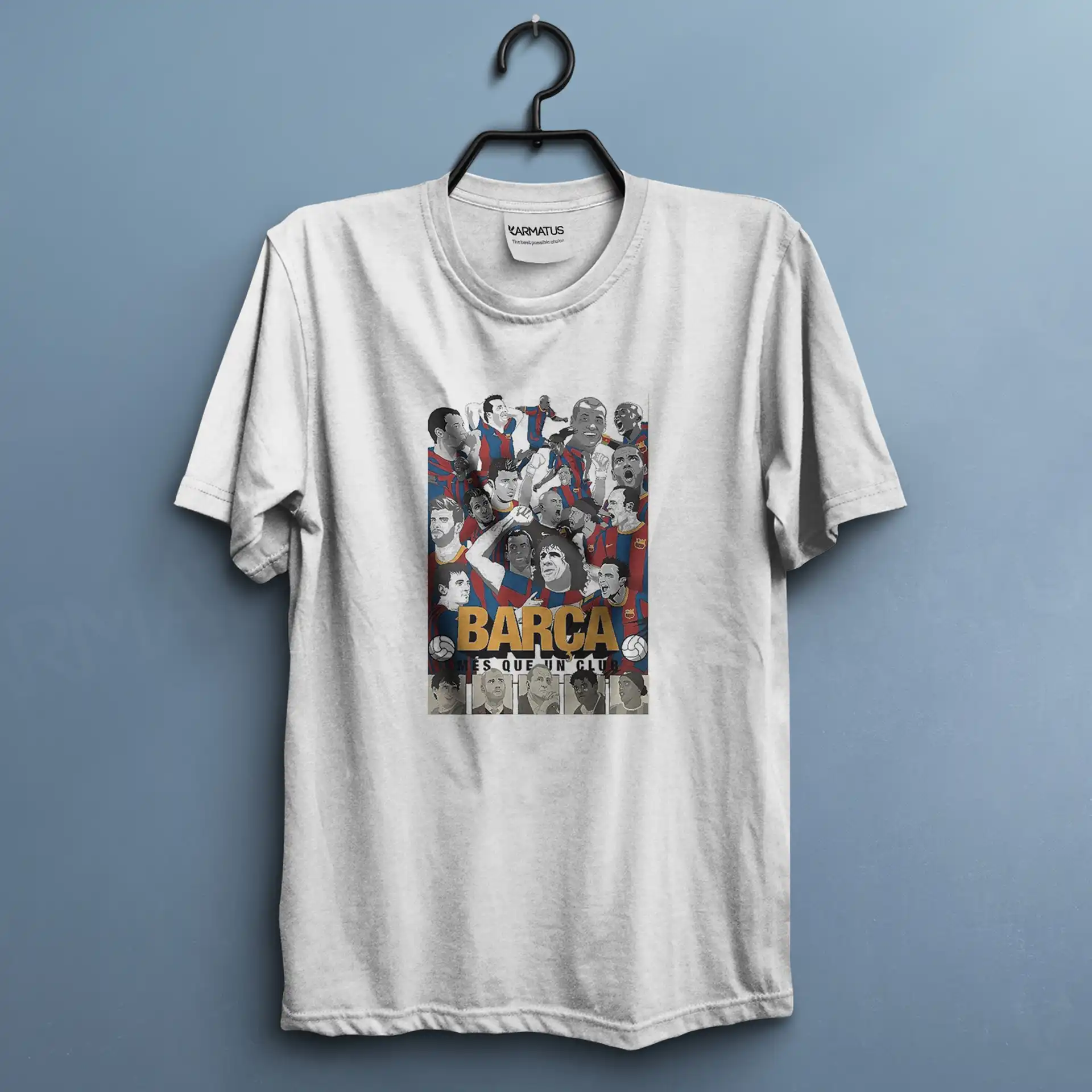 تیشرت بارسلونا | کالکشن Football - مدل Bar-10 599,000 تومان &Ndash; کارماتوس تیشرت طرح بارسلونا Barcelona