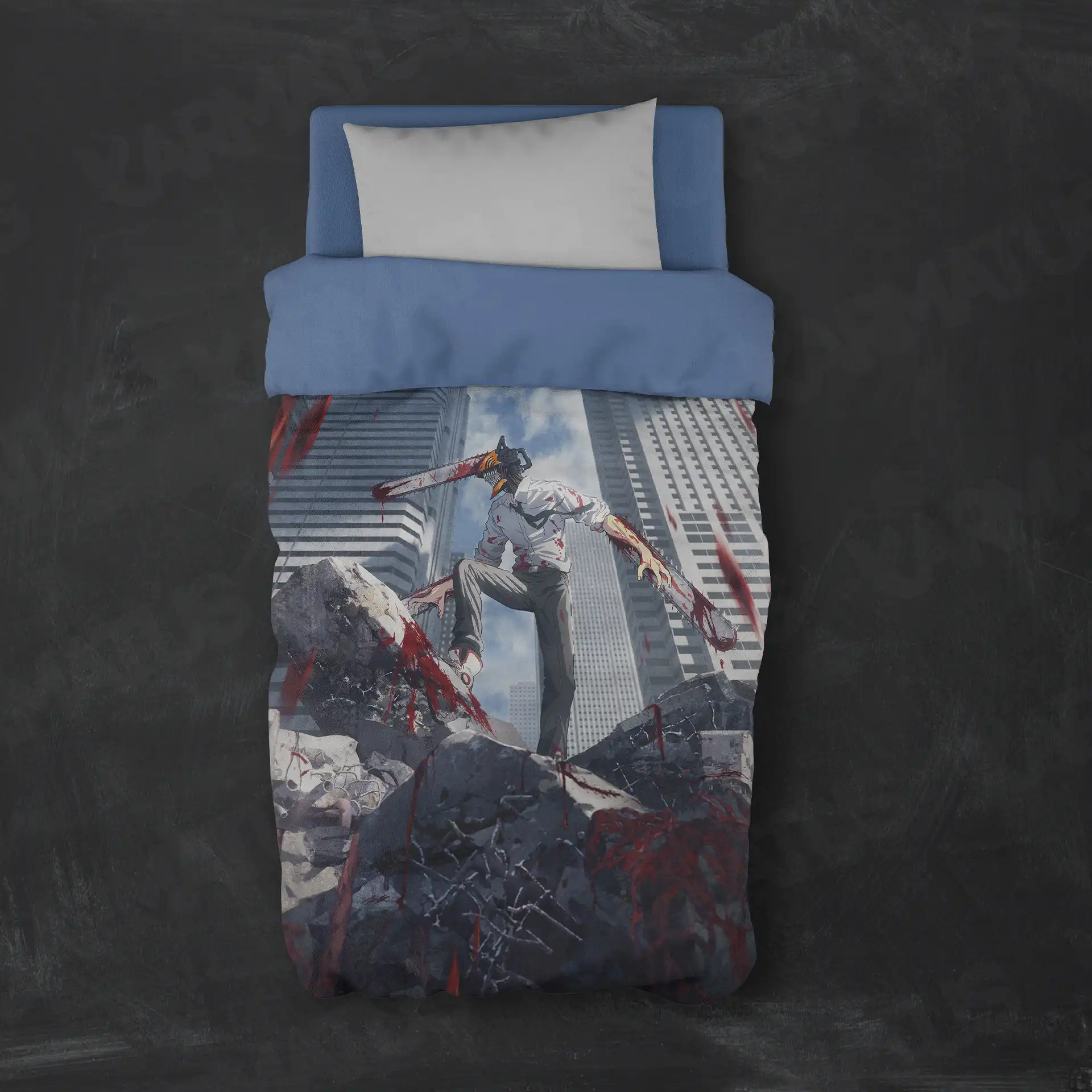 روتختی طرح مرد اره ای Chainsaw Man کد 6 5,900,000 تومان &Ndash; کارماتوس روتختی طرح مرد اره ای Chainsaw Man یک و دو نفره - کارماتوس