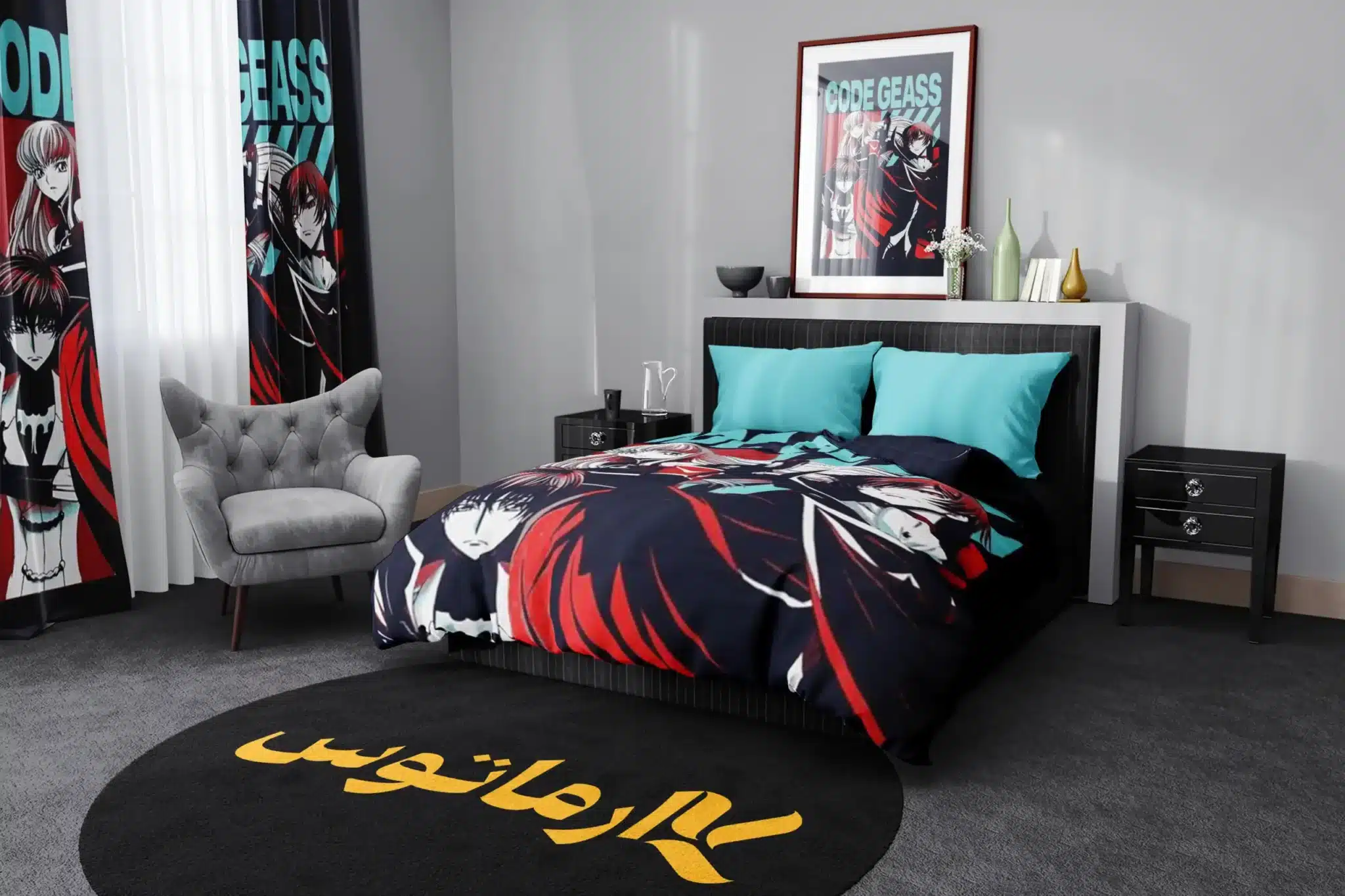 روتختی طرح کد گیاس Code Geass کد 3 5,900,000 تومان &Ndash; کارماتوس روتختی طرح کد گیاس Code Geass یک و دو نفره کارماتوس