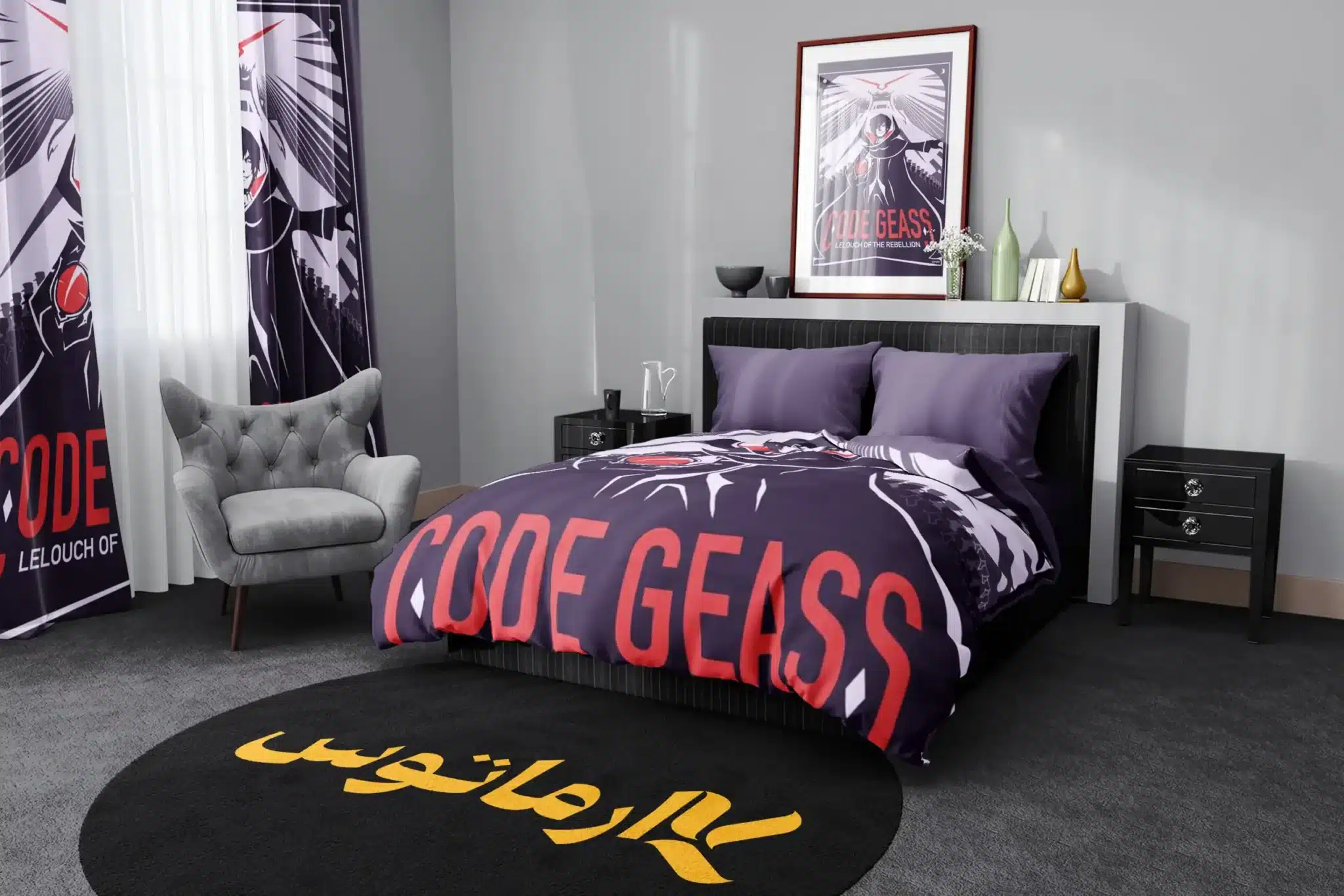 روتختی طرح کد گیاس Code Geass کد 7 5,900,000 تومان &Ndash; کارماتوس روتختی طرح کد گیاس Code Geass یک و دو نفره کارماتوس