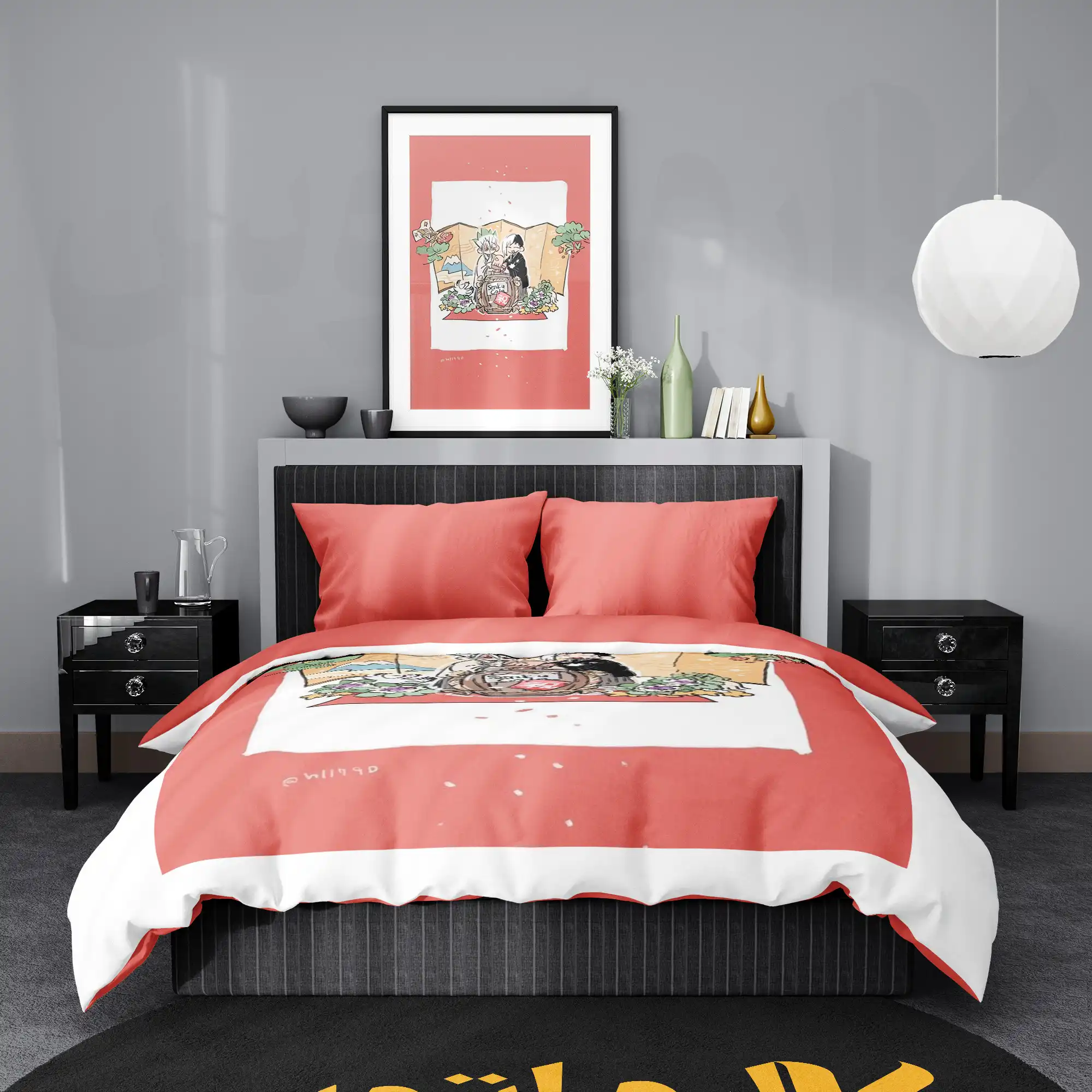 روتختی طرح دکتر استون Dr Stone کد 6 5,900,000 تومان &Ndash; کارماتوس روتختی طرح دکتر استون Dr Stone یک و دو نفره کارماتوس