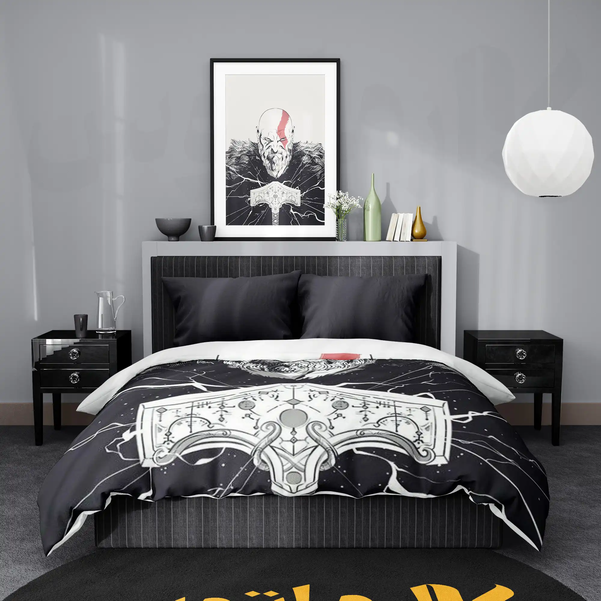 روتختی طرح گاد آف وار God Of War کد 1 5,900,000 تومان &Ndash; کارماتوس روتختی طرح گاد آف وار God Of War یک و دو نفره کارماتوس