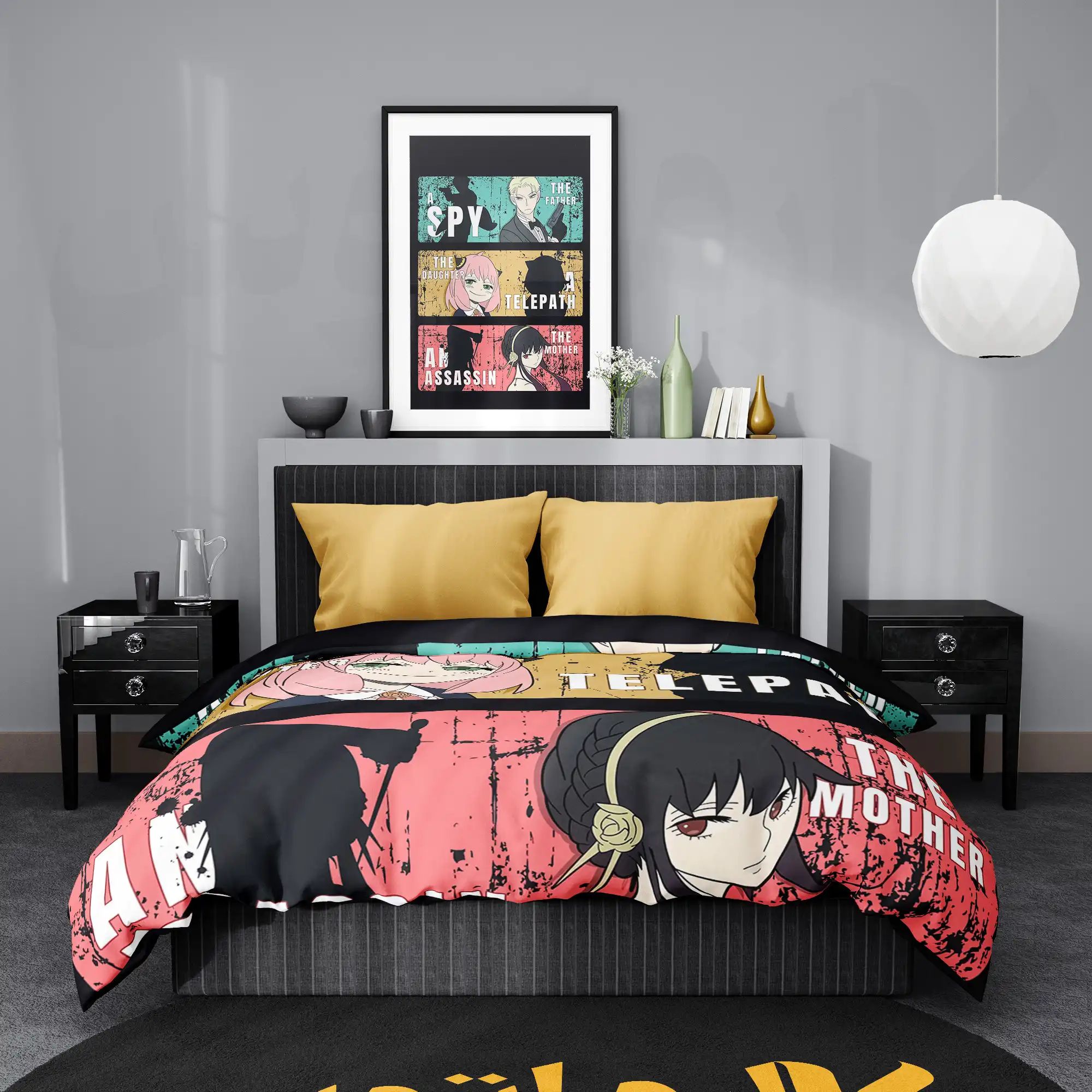 روتختی طرح خانواده جاسوس Spy X Family کد 1 5,900,000 تومان &Ndash; کارماتوس روتختی طرح خانواده جاسوس Spy X Family یک و دو نفره - کارماتوس