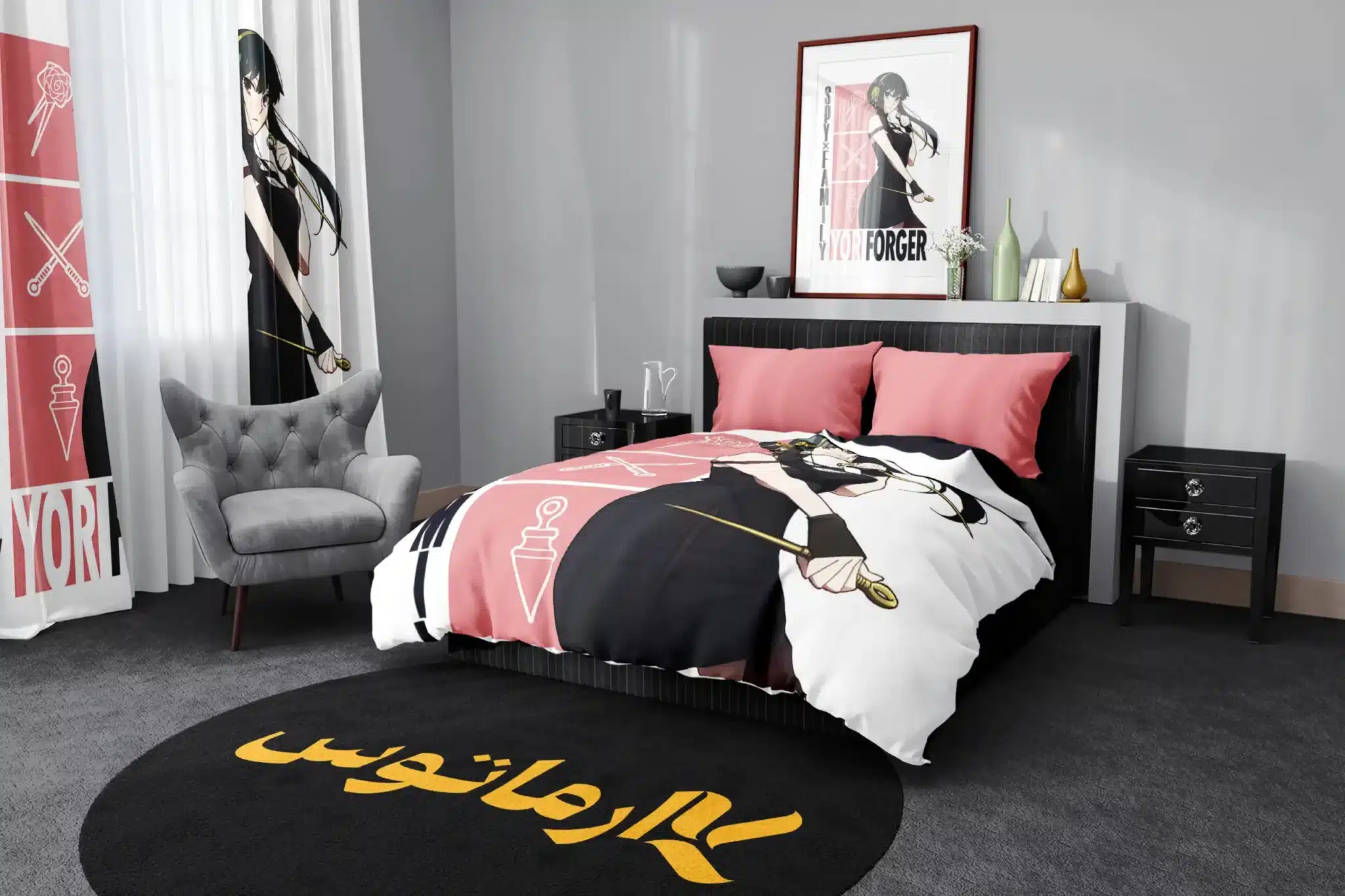 روتختی طرح خانواده جاسوس Spy X Family کد 7 5,900,000 تومان &Ndash; کارماتوس روتختی طرح خانواده جاسوس Spy X Family یک و دو نفره - کارماتوس