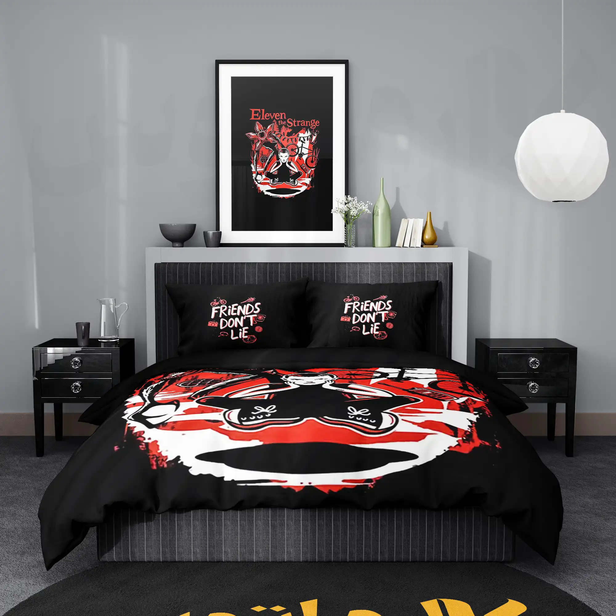 روتختی طرح چیز های عجیب Stranger Things کد 2 5,900,000 تومان &Ndash; کارماتوس روتختی طرح چیز های عجیب Stranger Things یک و دو نفره کارماتوس