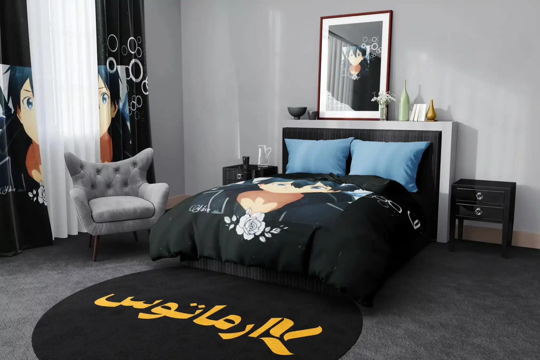 روتختی طرح هنر شمشیرزنی آنلاین Sword Art Online کد 5 5,900,000 تومان &Ndash; کارماتوس روتختی طرح هنر شمشیرزنی آنلاین Sword Art Online یک و دو نفره - کارماتوس