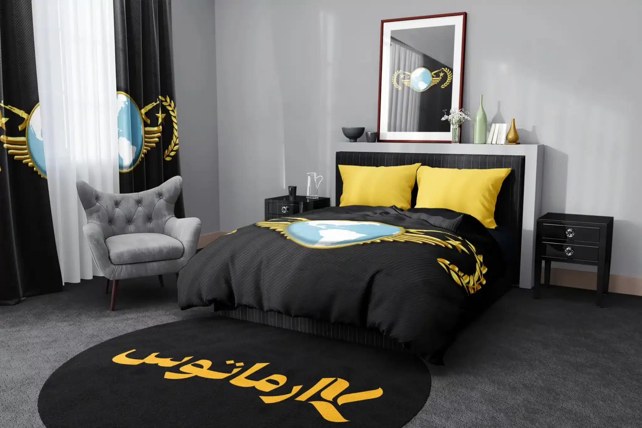 روتختی طرح کانتر استرایک Counter Strike کد 5 5,900,000 تومان &Ndash; کارماتوس روتختی طرح کانتر استرایک Counter Strike یک و دو نفره - کارماتوس