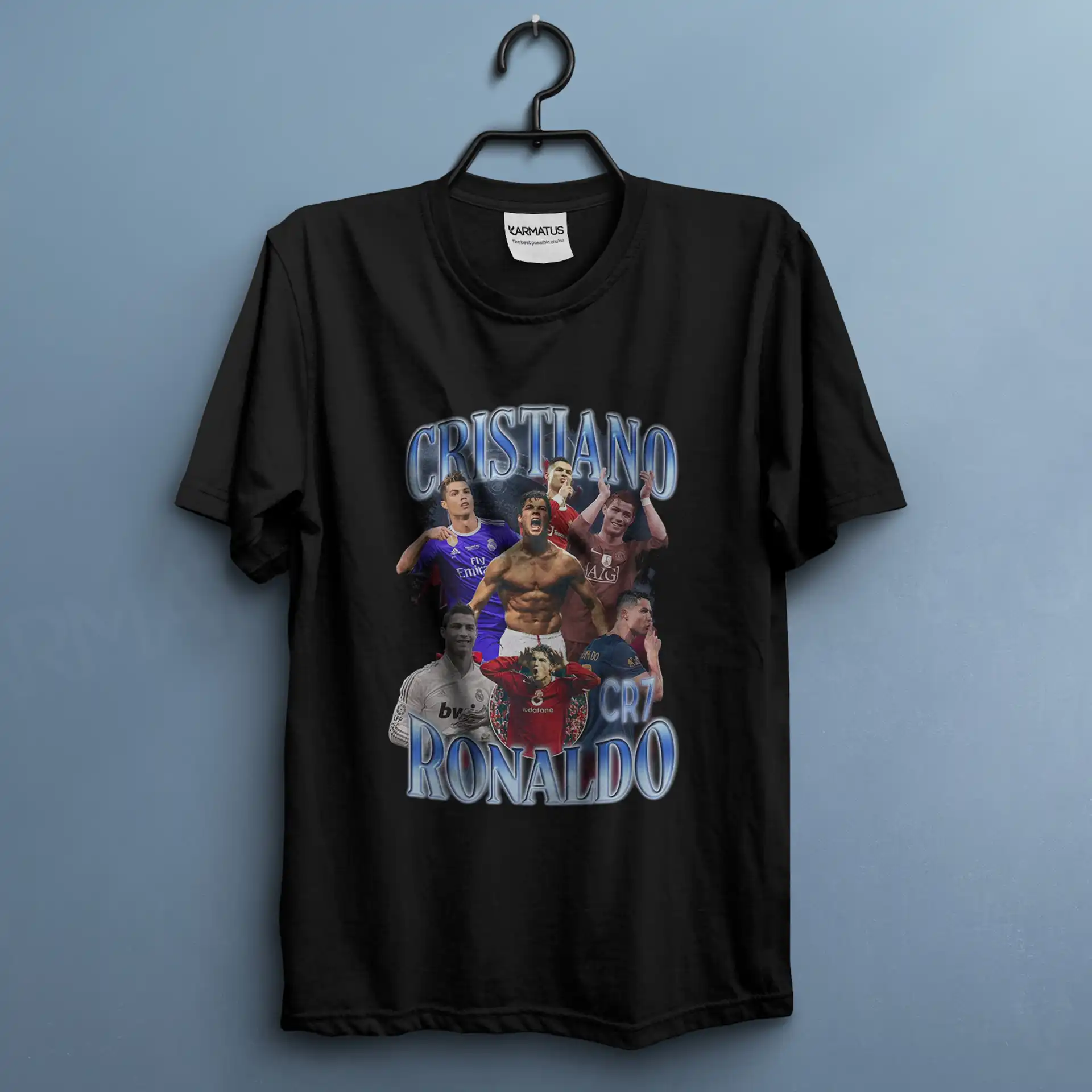 تیشرت رونالدو | کالکشن Football - مدل Cr7-03 599,000 تومان &Ndash; کارماتوس تیشرت طرح کریستیانو رونالدو Cristiano Ronaldo