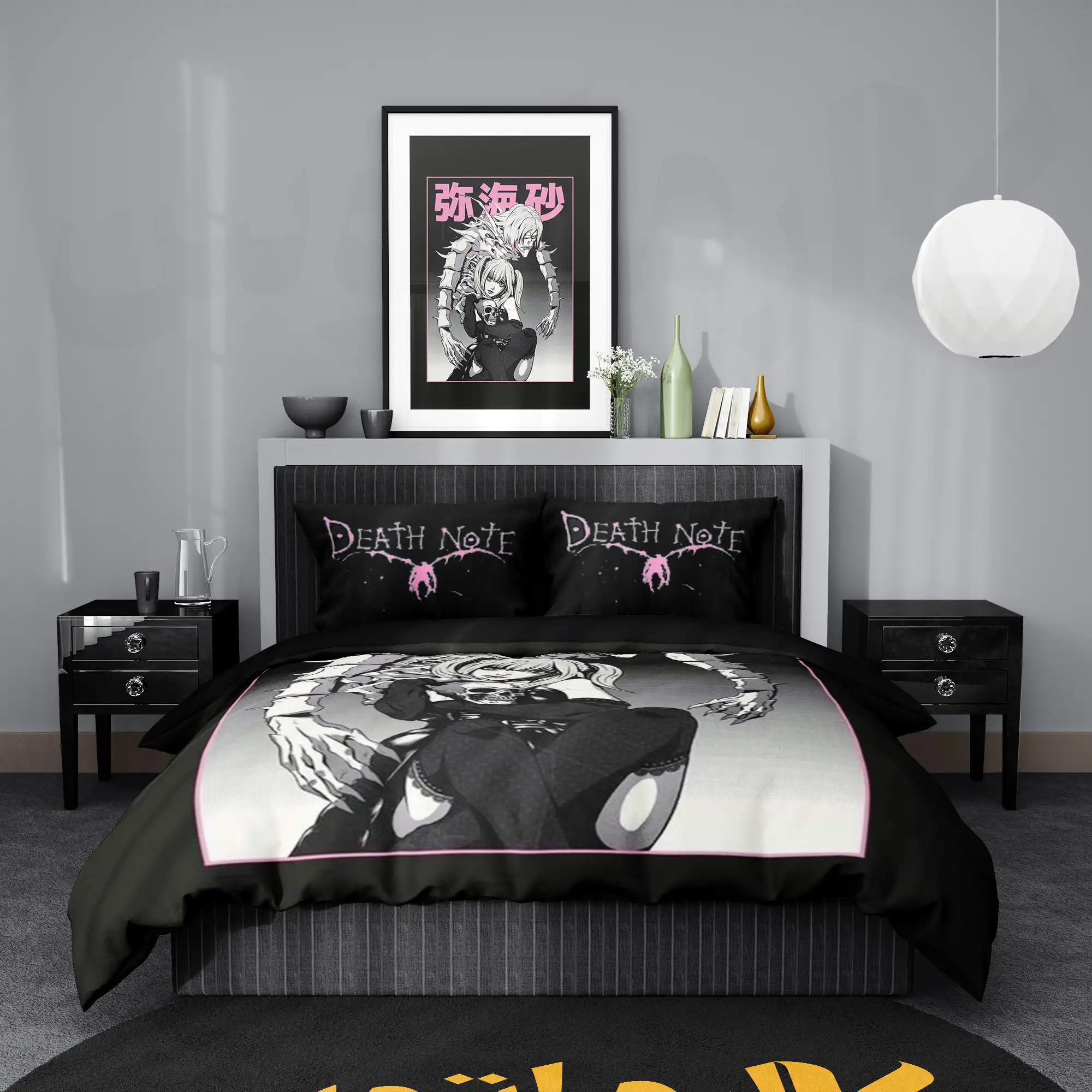 روتختی طرح دفترچه مرگ Death Note کد 8 5,900,000 تومان &Ndash; کارماتوس روتختی طرح دفترچه مرگ Death Note یک و دو نفره - کارماتوس