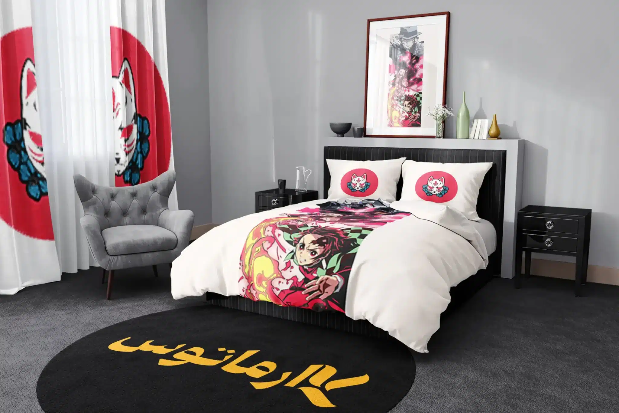 روتختی طرح شیطان کش Demon Slayer کد 5 5,900,000 تومان &Ndash; کارماتوس روتختی طرح شیطان کش Demon Slayer یک و دو نفره کارماتوس