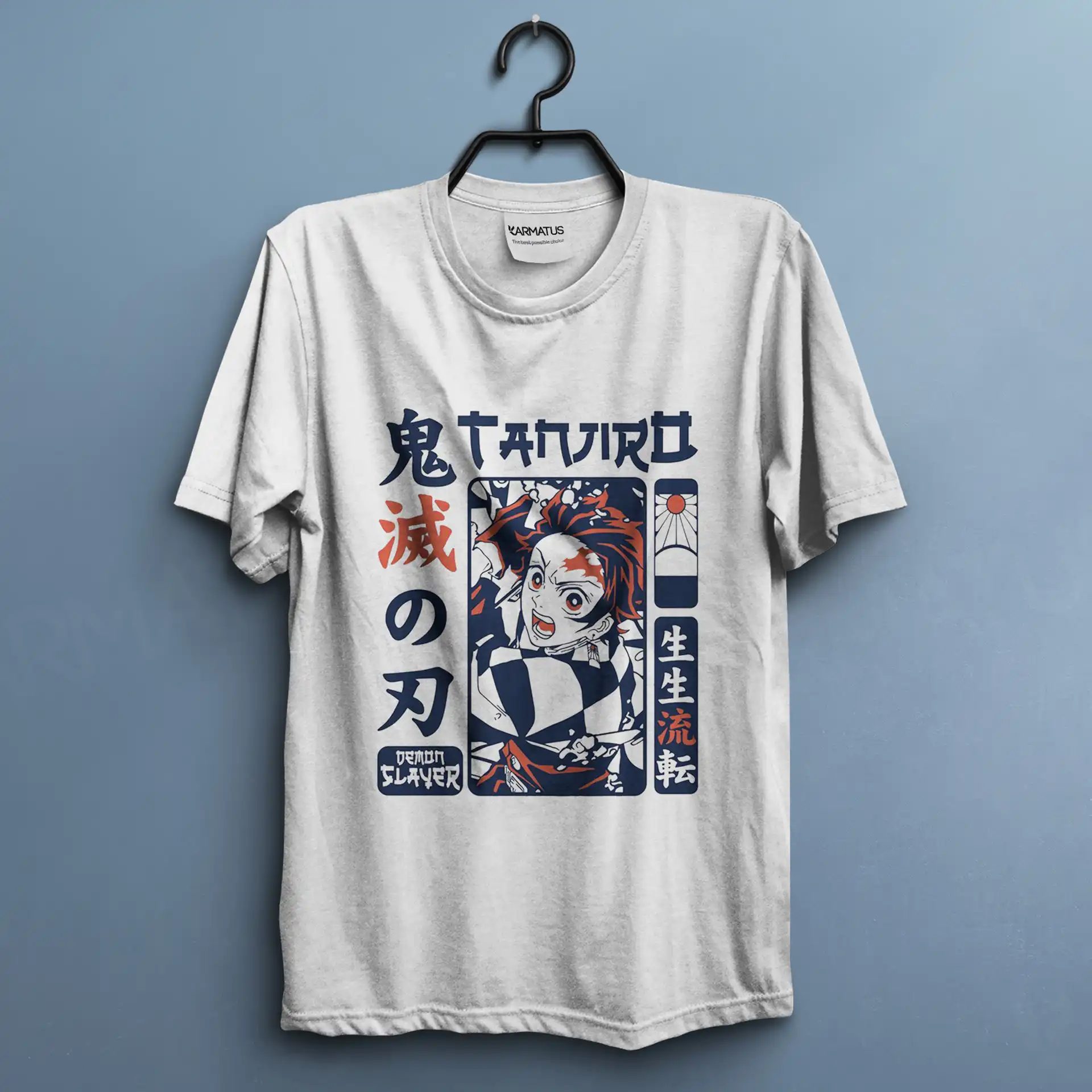 تیشرت شیطان کش | کالکشن Anime - مدل Ds-27 599,000 تومان &Ndash; کارماتوس تیشرت طرح شیطان کش Demon Slayer