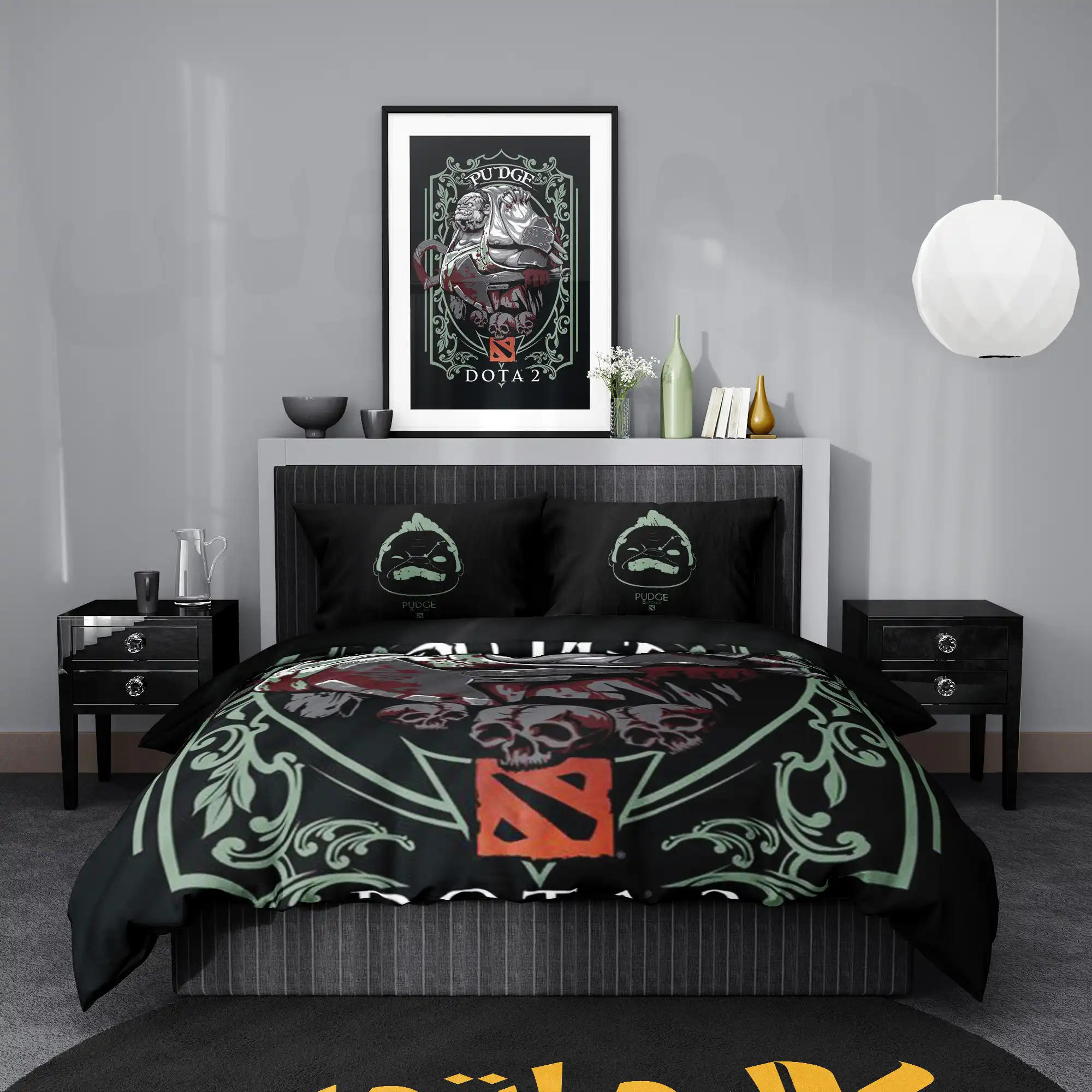 روتختی طرح دوتا دو Dota 2 کد 3 5,900,000 تومان &Ndash; کارماتوس روتختی طرح دوتا دو Dota 2 یک و دو نفره کارماتوس