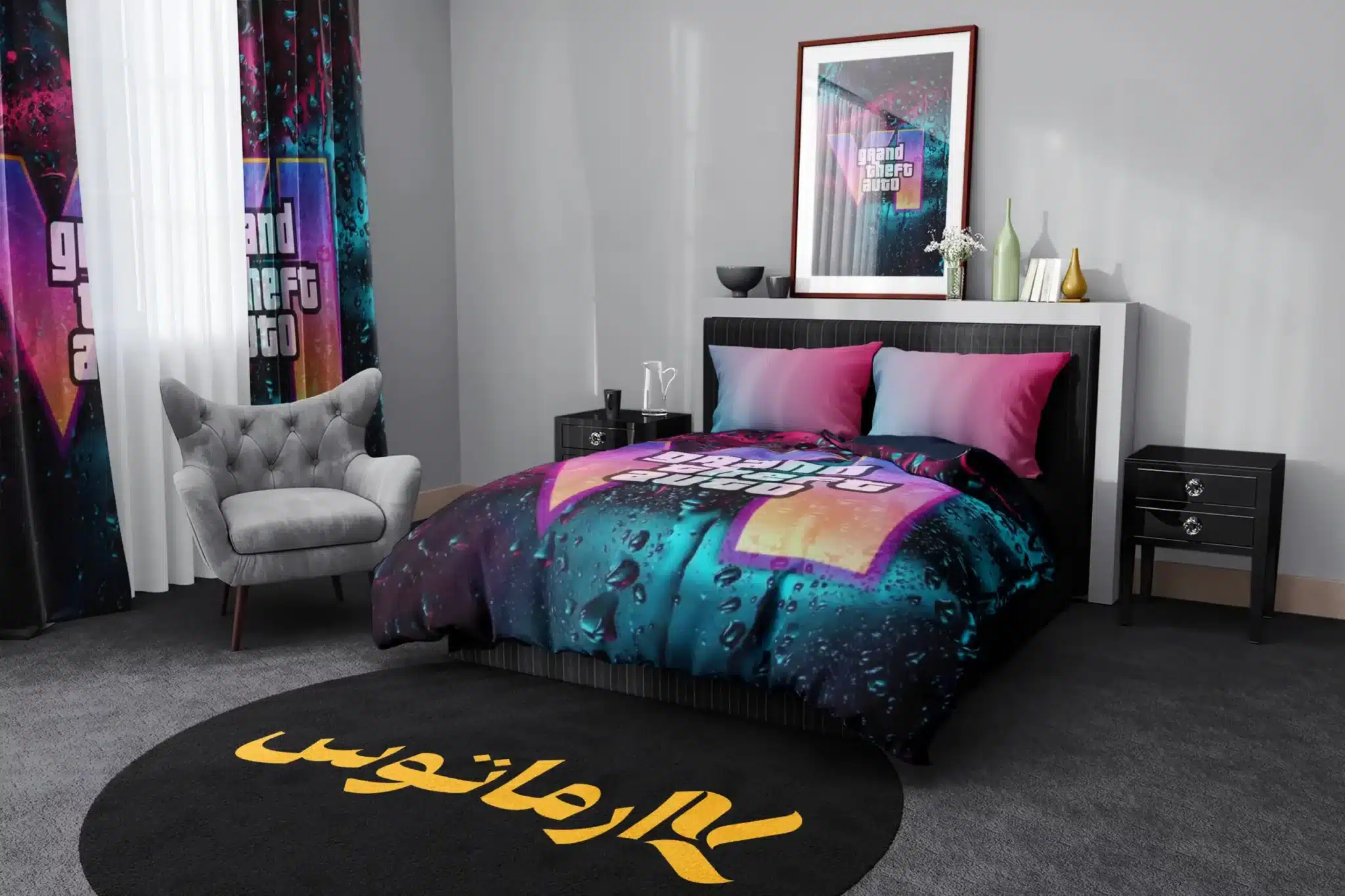 روتختی طرح جی تی ای وی آی Gta Vi کد 3 5,900,000 تومان &Ndash; کارماتوس روتختی طرح جی تی ای وی آی Gta Vi یک و دو نفره - کارماتوس